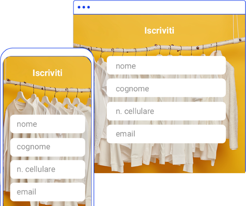 Sms da web raccolta contatti n